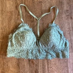 green bralette top